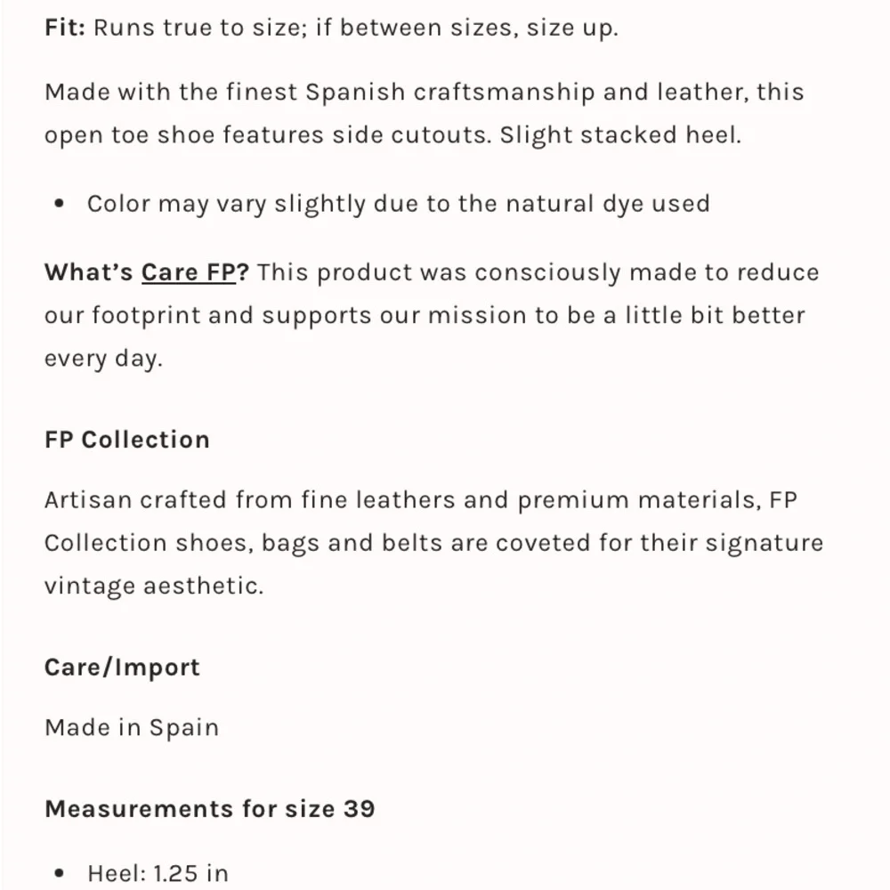 Free people Mont Blanc sandals the color is like a dark grayish black - Picture 12 of 12